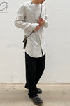 BORIS BIDJAN SABERI Diagonal Shirt SS22 SHIRT6 F1501M Light Grey